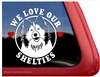 Sheltie Window Decal