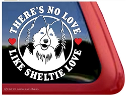 Sheltie Window Decal