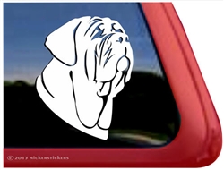 Neapolitan Mastiff Window Decal