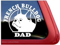 French Bulldog Window Decal