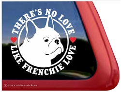 French Bulldog Window Decal