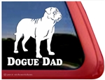 Dogue de Bordeaux Window Decal