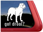 Dogue de Bordeaux Window Decal