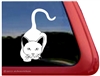 Custom Stalking Kitty Cat Window Decal