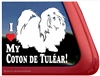 Coton de TulÃ©ar Window Decal