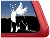 Memorial Boxer Dog Angel Decal Sticker Car Auto Window iPad