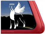 Memorial Boxer Dog Angel Decal Sticker Car Auto Window iPad