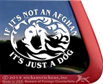 Afghan Hound Dog iPad Car Truck RV Window Decal Sticker