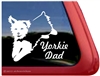 Yorkie Window Decal