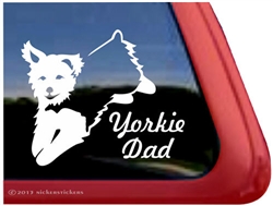 Yorkie Window Decal