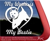 West Highland White Terrier Rescue Car Window iPad Decal Sticker