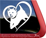 Jumping West Highland White Terrier Westie Dog Car Window Decal Sticker iPad