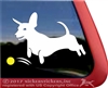 Custom Jumping Dachshund Chasing Ball Window Yeti iPad Car Truck RV Decal Sticker