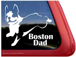 Boston Terrier Window Decal