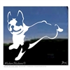 Custom Boston Terrier Dog with Ball Car Truck RV Window Decal Sticker