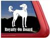 Saluki Hound Dog Vinyl Decal Car Auto Laptop iPad Sticker