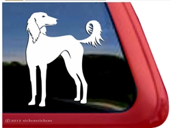 Saluki Hound Dog Vinyl Decal Car Auto Laptop iPad Sticker