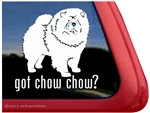 Chow Chow Hound Dog Vinyl Decal Car Auto Laptop iPad Sticker