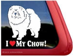 Chow Chow Hound Dog Vinyl Decal Car Auto Laptop iPad Sticker