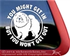 Chow Chow Hound Dog Vinyl Decal Car Auto Laptop iPad Sticker