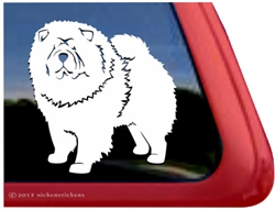 Chow Chow Dog Vinyl Decal Car Auto Laptop iPad Sticker