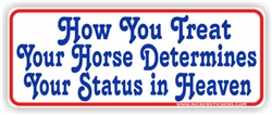 Horse Heaven Bumper Sticker