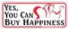 Buy Happiness Bumper Sticker