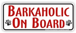 Barkaholic Bumper Sticker