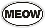 Meow Bumper Sticker