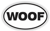 Woof Bumper Sticker