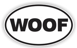 Woof Bumper Sticker