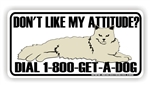 800-Get-A-Dog Bumper Sticker