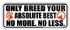 Best Breed Bumper Sticker