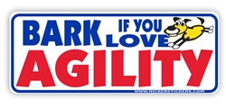 Agility Dog Bumper Sticker