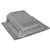 ROOF LOUVER MILL ALUMINUM - Case of 6