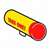 Hy-Ko 22130 Take One Tube, Waterproof, Plastic, Red/Yellow