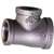 Prosource 11A3/4X1/2B Pipe Tee, 1/2 x 3/4 x 3/4 in, Threaded, Malleable Iron, SCH 40 Schedule, 300 PSI Pressure