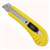 Stanley Quick-Point Series 10-280 Utility Knife, 18 mm W Blade, Stainless Steel Blade, Ergonomic Handle, Yellow Handle