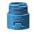 Carlon A243D-CAR Conduit Adapter, 1/2 in MPT, 1.4 in L, PVC, Blue