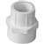 IPEX 435992 Reducing Pipe Adapter, 3/4 x 1/2 in, Socket x FPT, PVC, White, SCH 40 Schedule, 150 psi Pressure