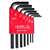 Eklind 10107 Hex Key Set, Includes: 5/64 to 1/4 in Keys, 7-Piece, Black