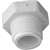 IPEX 435622 Pipe Plug, 1/2 in, MPT, PVC, White, SCH 40 Schedule