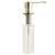 Keeney K612DSBN Soap Lotion Dispenser, Plastic/Stainless Steel, Clear, Brushed Nickel