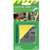 Incom RE175 Safety Grit Tape, 5 ft L, 2 in W, PVC Backing, Black/Yellow
