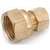 Anderson Metals 754822-0606 Tube Adapter, 3/8 in, Brass