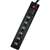 PowerZone OR802225 Surge Protector Tap Strip, 125 V, 15 A, 6-Outlet, 1000 Joules Energy, Black