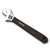 Vulcan JL149083L Adjustable Wrench, 8 in OAL, 1.04 in Jaw, Steel/Vinyl, Chrome, Non-Slip Handle