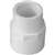 IPEX 435759 Reducing Pipe Coupling, 3/4 x 1/2 in, Socket, White, SCH 40 Schedule