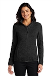 Ladies Port AuthorityÂ® Sweater Fleece Jacket