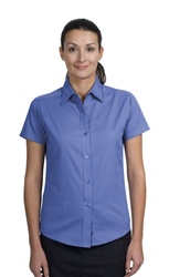 Ladies Easy Care Twill Shirt (Short Sleeve)